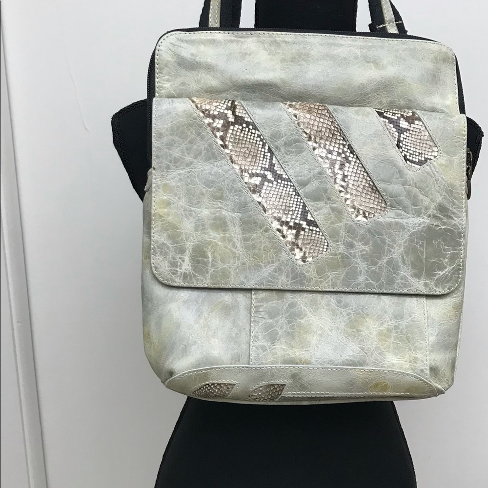 Genuine Leather Large Snake Skin Purse